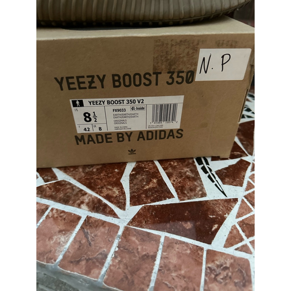 Adidas Yeezy Boost 350 V2 8.5 earth RARE fx9033 Kanye west - Picture 7 of 7